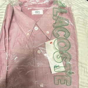 NWT Long Sleeve Lacoste Shirt
